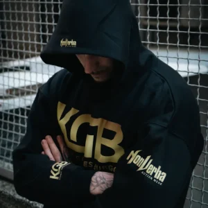 SUDADERA "NV x KGB" NEGRA