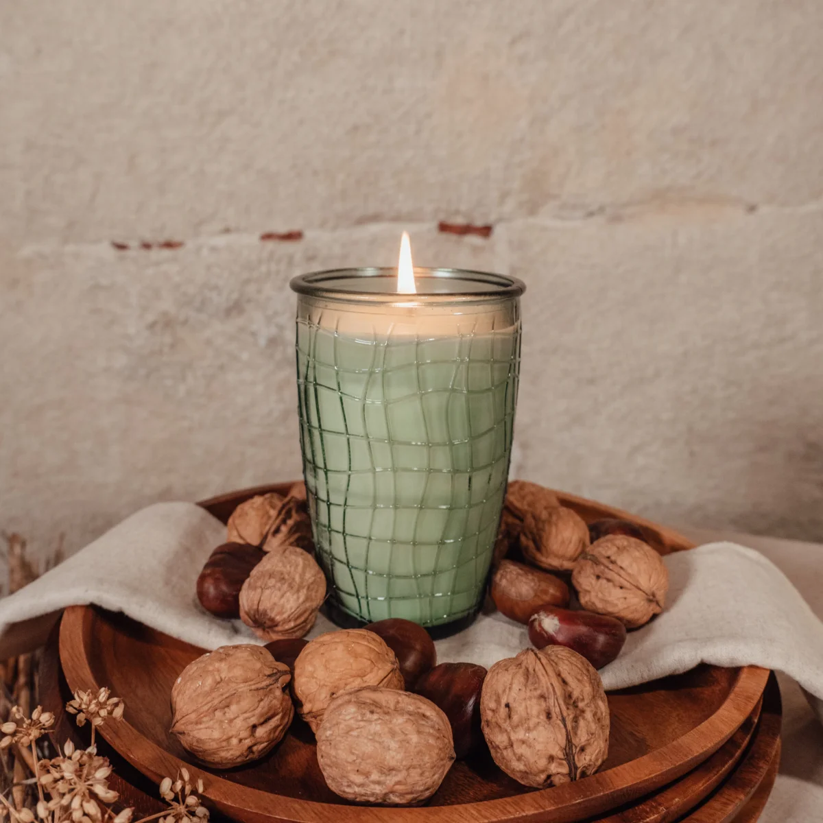 VELA AROMATICA SUN - Green Glass