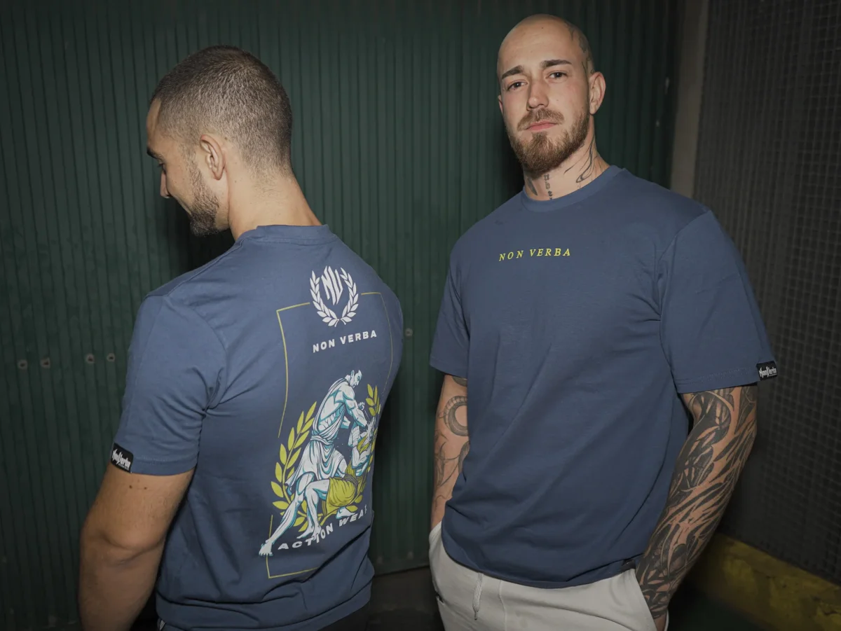 CAMISETA "GLADIATOR" AZUL