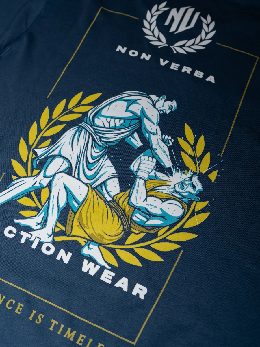 CAMISETA "GLADIATOR" AZUL - Imagen 3