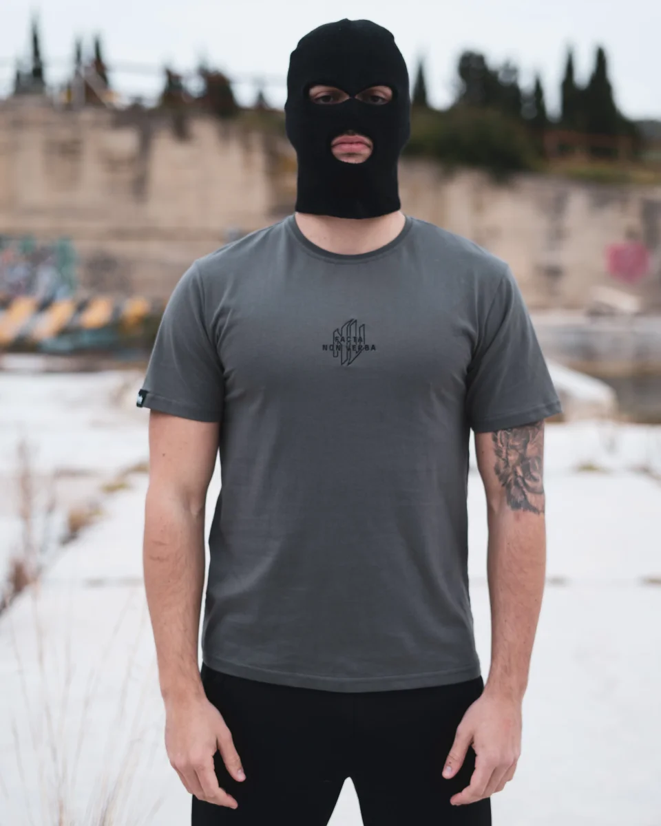 CAMISETA "FACTA NON VEBRA" GRIS - Imagen 7