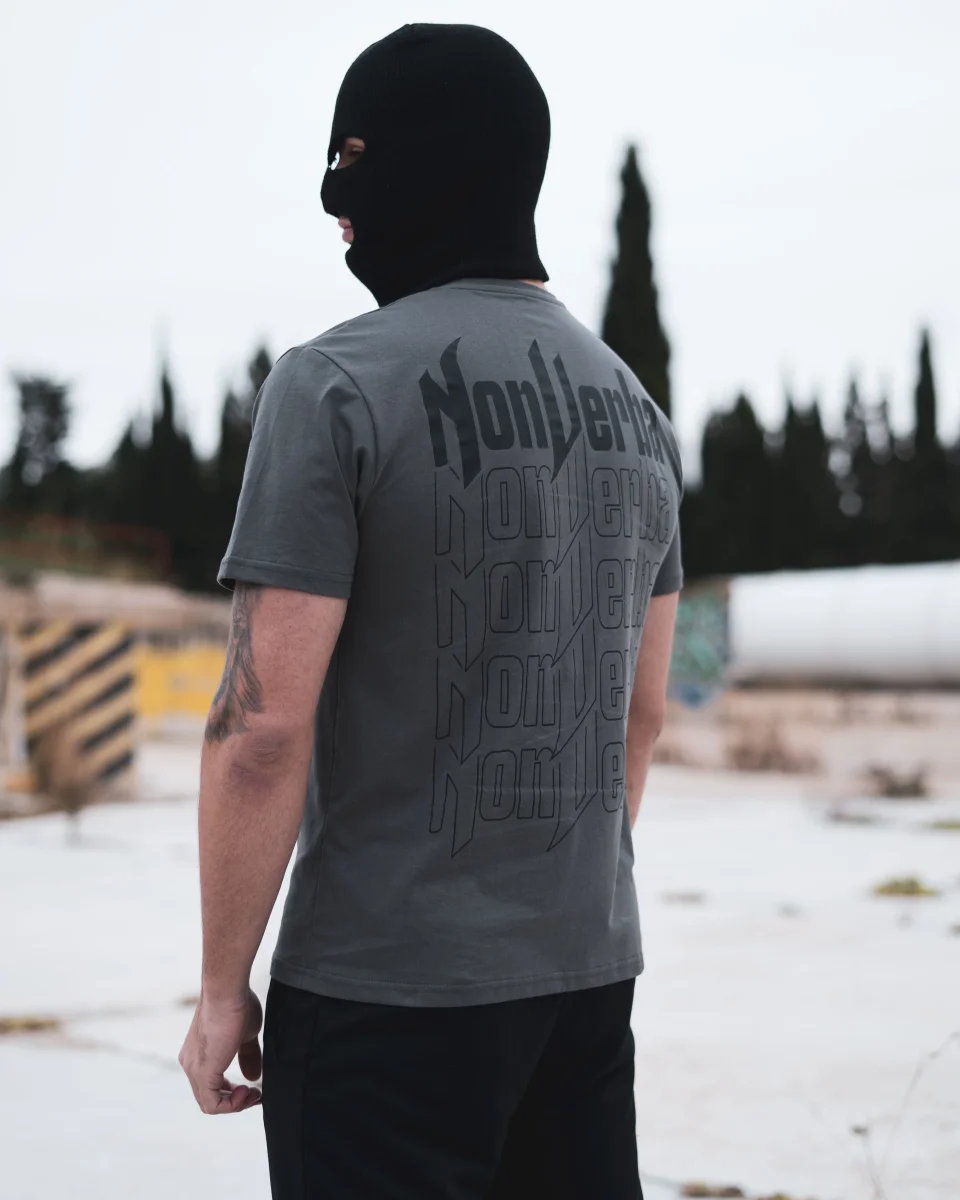 CAMISETA "FACTA NON VEBRA" GRIS - Imagen 6