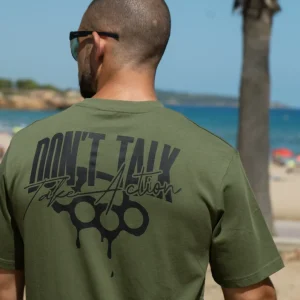 CAMISETA "DON'T TALK" VERDE