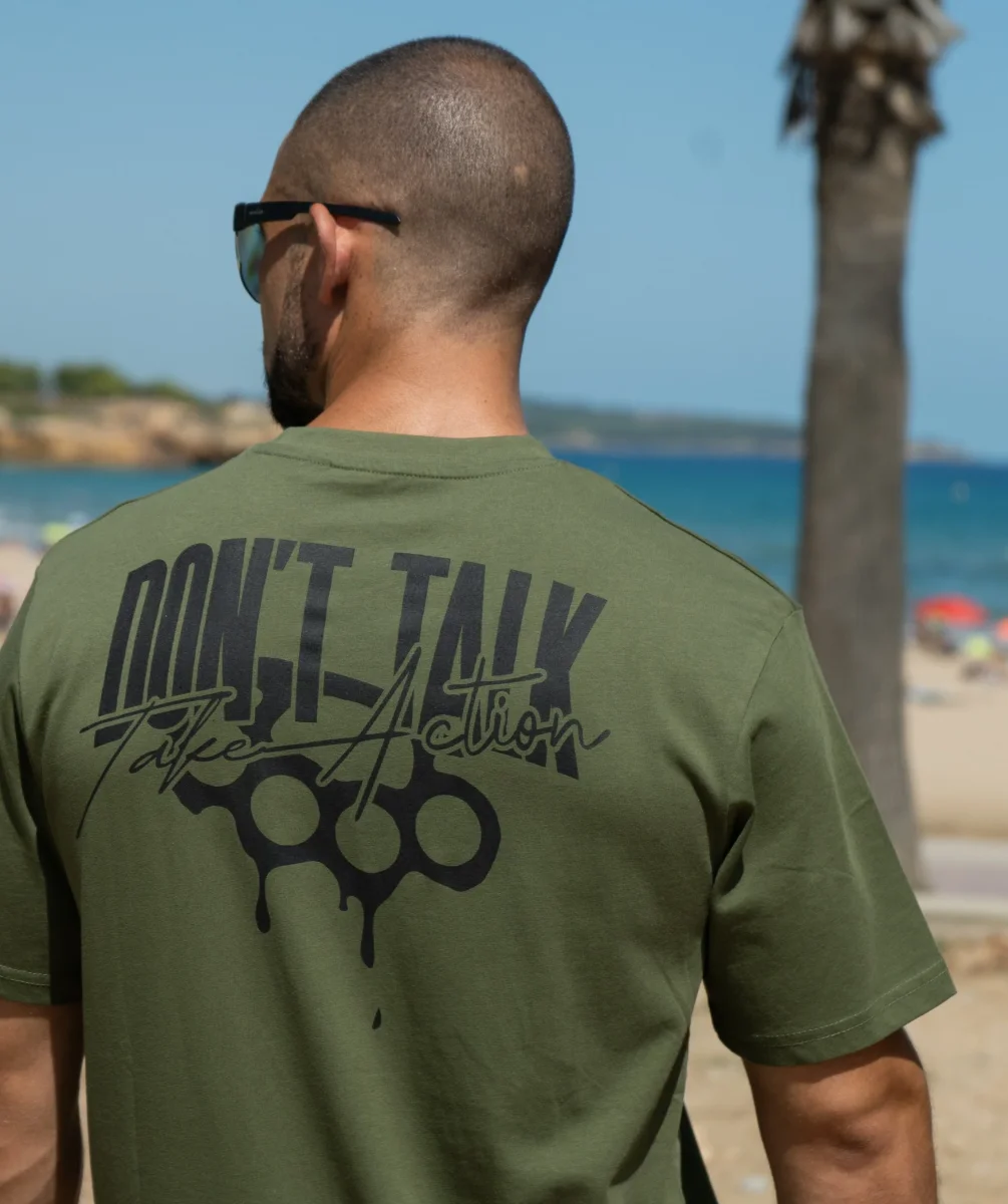 CAMISETA "DON'T TALK" VERDE