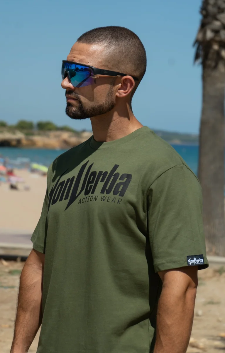 CAMISETA "DON'T TALK" VERDE - Imagen 5