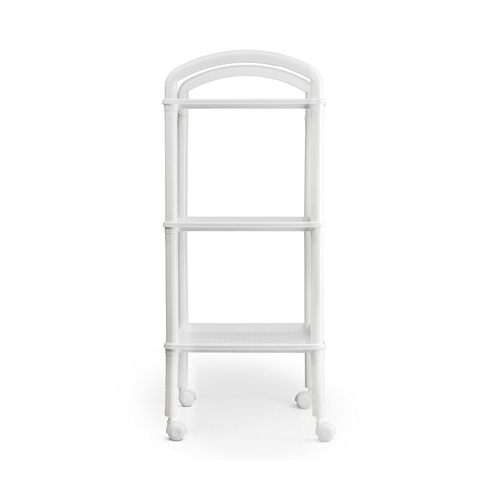 Rack Rectangular de Charola 3 niveles Blanco Plastico Arplasa - Imagen 5
