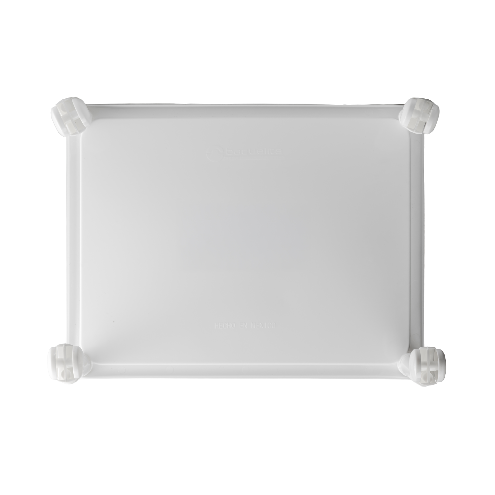 Rack Rectangular de Charola 3 niveles Blanco Plastico Arplasa - Imagen 8