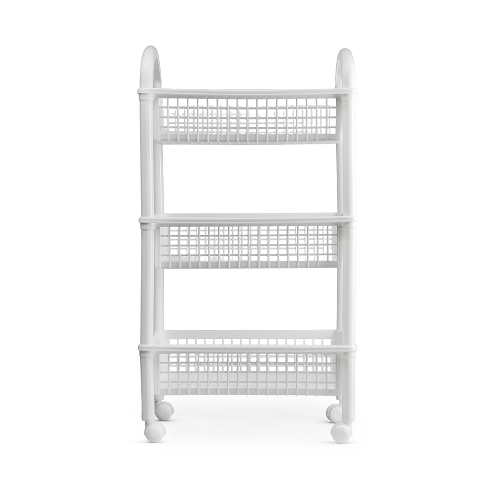 Rack Rectangular de Canasta 3 niveles Blanco Plastico Arplasa - Imagen 3