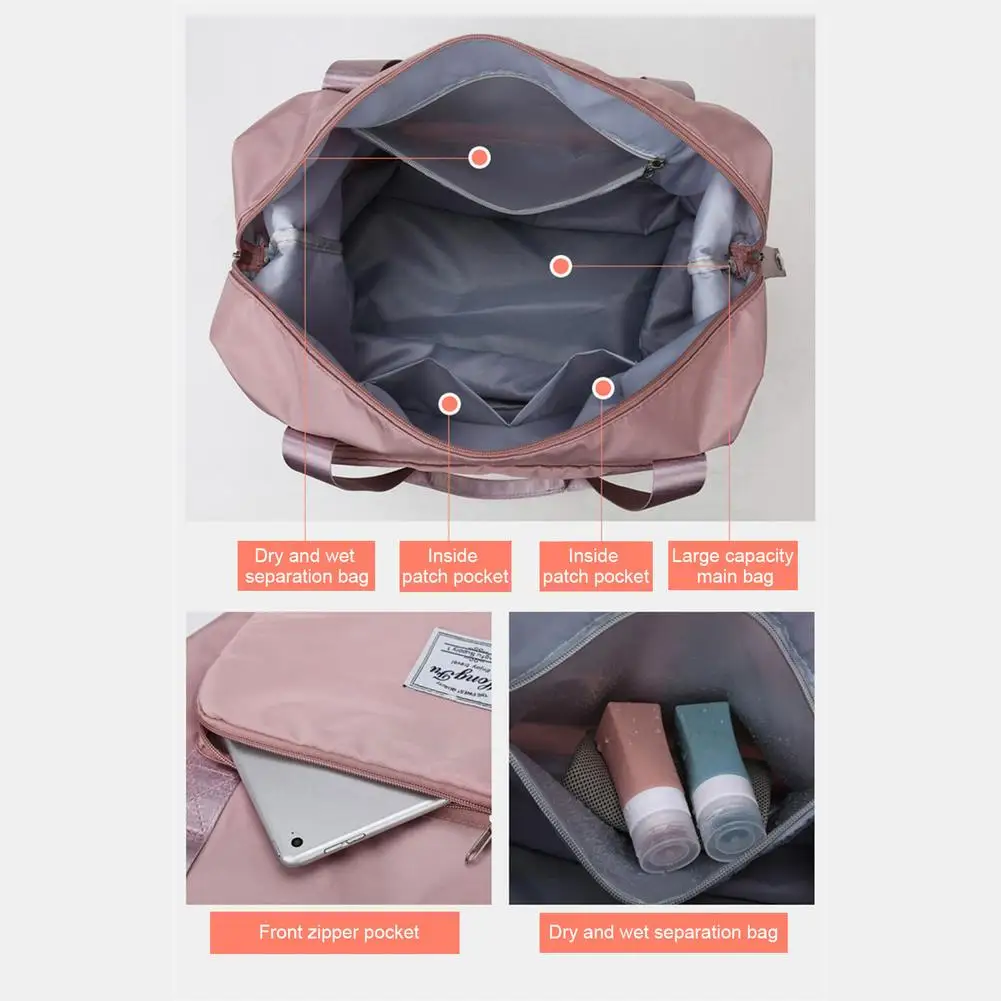 Bolso viajero Plegable ✈️ DELUX 👜 ➕ GRATIS🎁 kit organizadores x6 - Imagen 9
