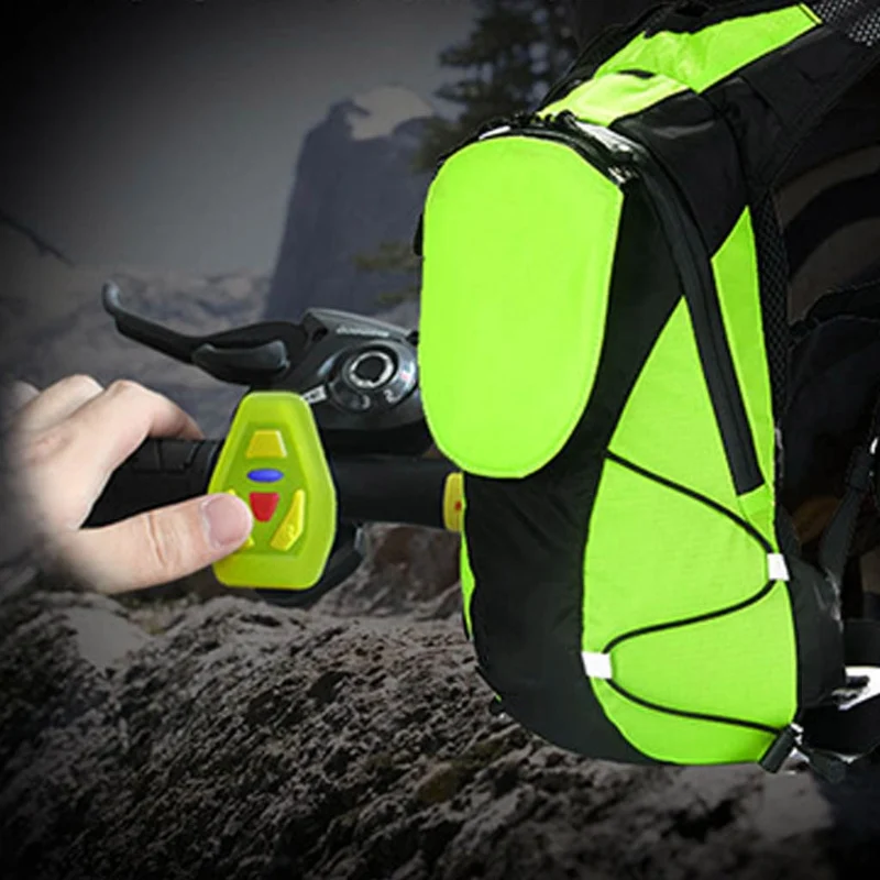 Maleta reflectiva Led 🎒"Direccionales ALFAMAX"🚲 (Naranja) - Imagen 5