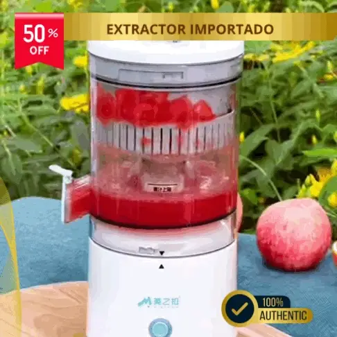 Extractor y exprimidor automático de frutas ⚡️ DRINKS PRO 🍊 (Exprime 360º todo tipo de fruta)