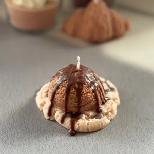 Vela galleta con helado