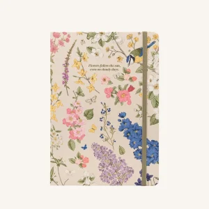 Cuaderno Seasonal Flowers - Encuadernación Cosida | 96 Hojas