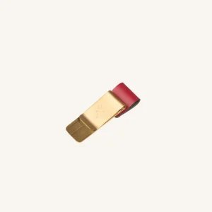 Portabolis Cherry Lacquer - Clip Metálico | Acabados Dorados