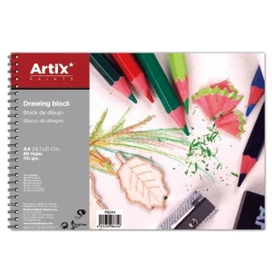 Block de dibujo A4 80 hojas 110 gramos
