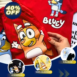 Conjunto para niños 🩳 BLUE.Y ADVENTURE 💥 (100% Algodón sin decolorarse)
