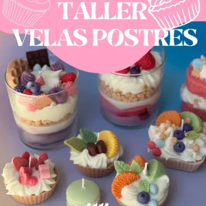 Taller Presencial de Velas de Postre en Vaso