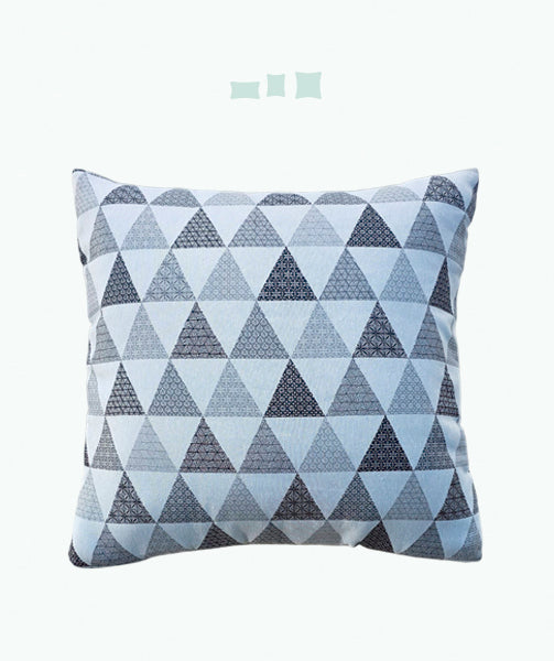 008 Funda para Cojín Estampado Rombos Gris - Imagen 4