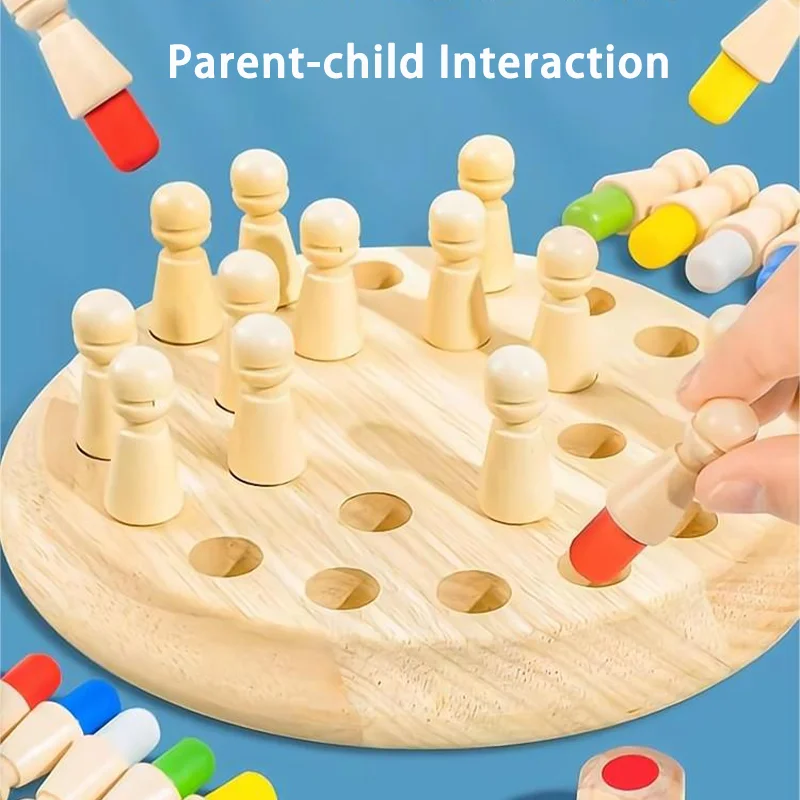 Juego de Memoria Montessori 🧠 INTELECT GAME 🧩 (Estimula la memoria y el reconocimiento de colores) - Imagen 4