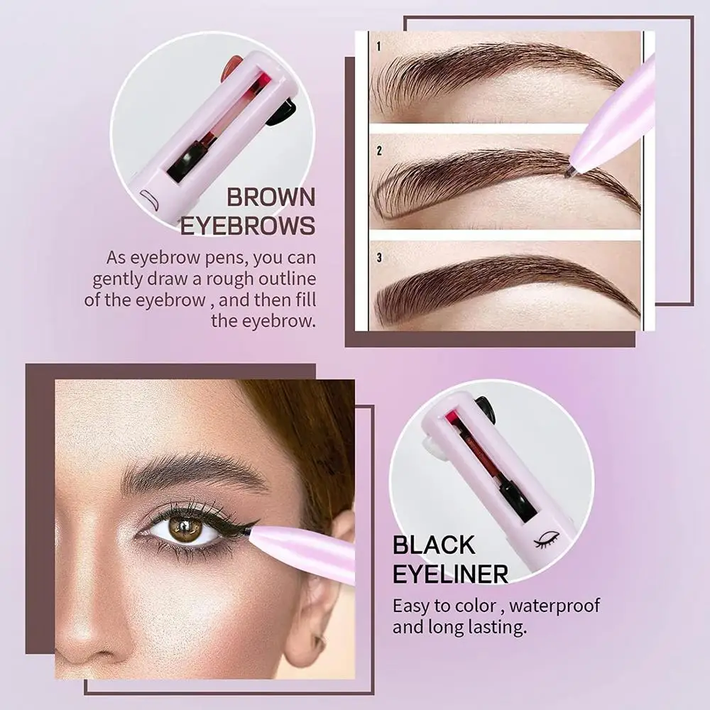 Lápiz de maquillaje 4 en 1💄 PERFECT ILUMIX 👁💋(Delineador ojos,cejas, labios e iluminador) - Imagen 8