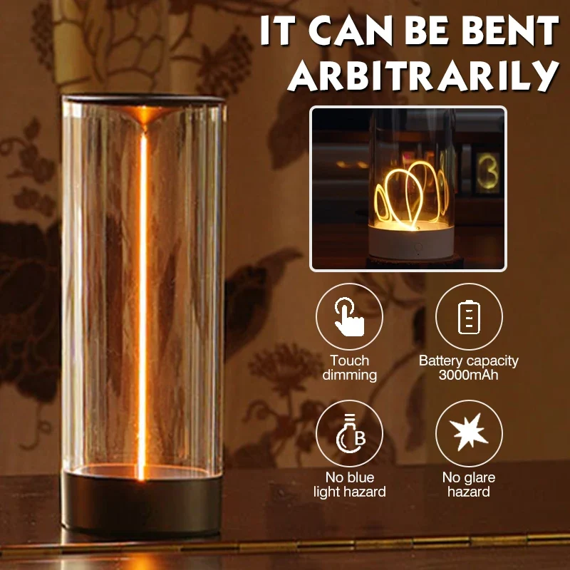 Lámpara de mesa ✨ LUXURY LUMINOUS 💡 (Hilo luminoso y magnético) - Imagen 6