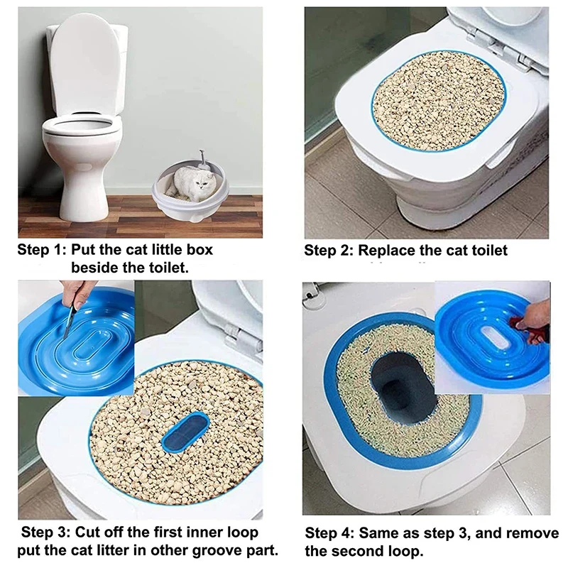 Kit entrenamiento de Baño para Gato 🚽 ULTRA CAT 😸 (Proceso gradual y seguro) - Imagen 5