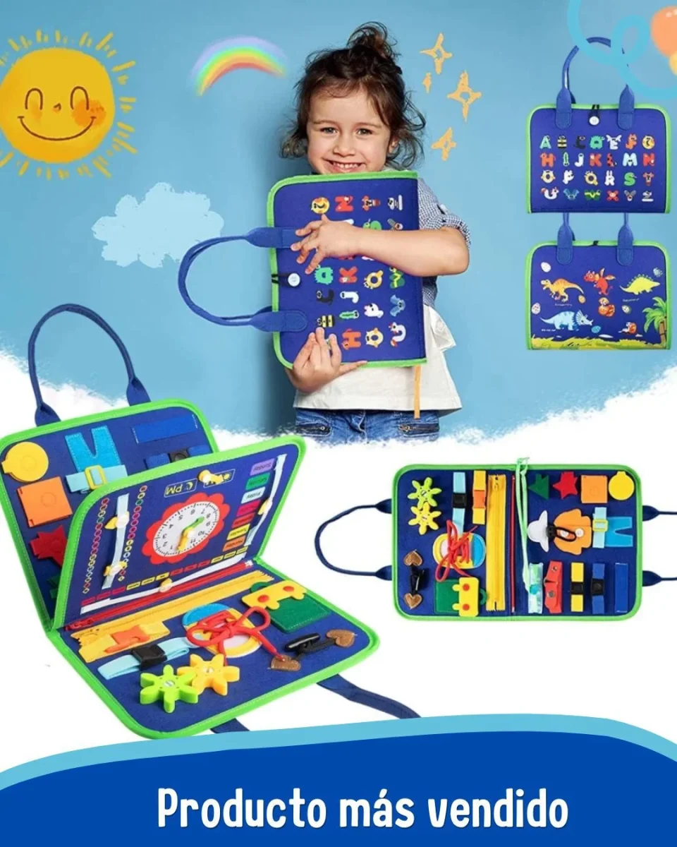 KIT: Libro Sensorial entrenamiento 🧠 MAGIC MONTESSORI 🔎 (+30 Actividades de aprendizaje rápido) - Imagen 3