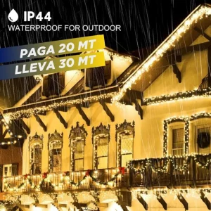 Luces Navideñas resistentes al aqua ✨ MAGIC LUXURYMax* 🎄 (Con efecto Flash 💥MEGA OFERTA)