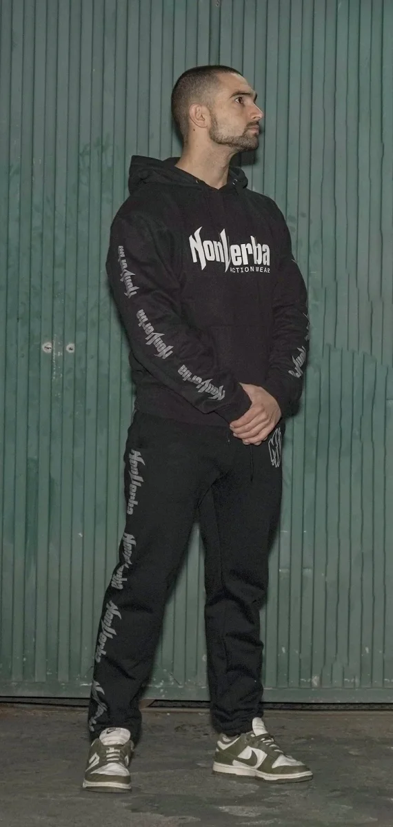 SUDADERA "STILLNESS" NEGRA - Imagen 6