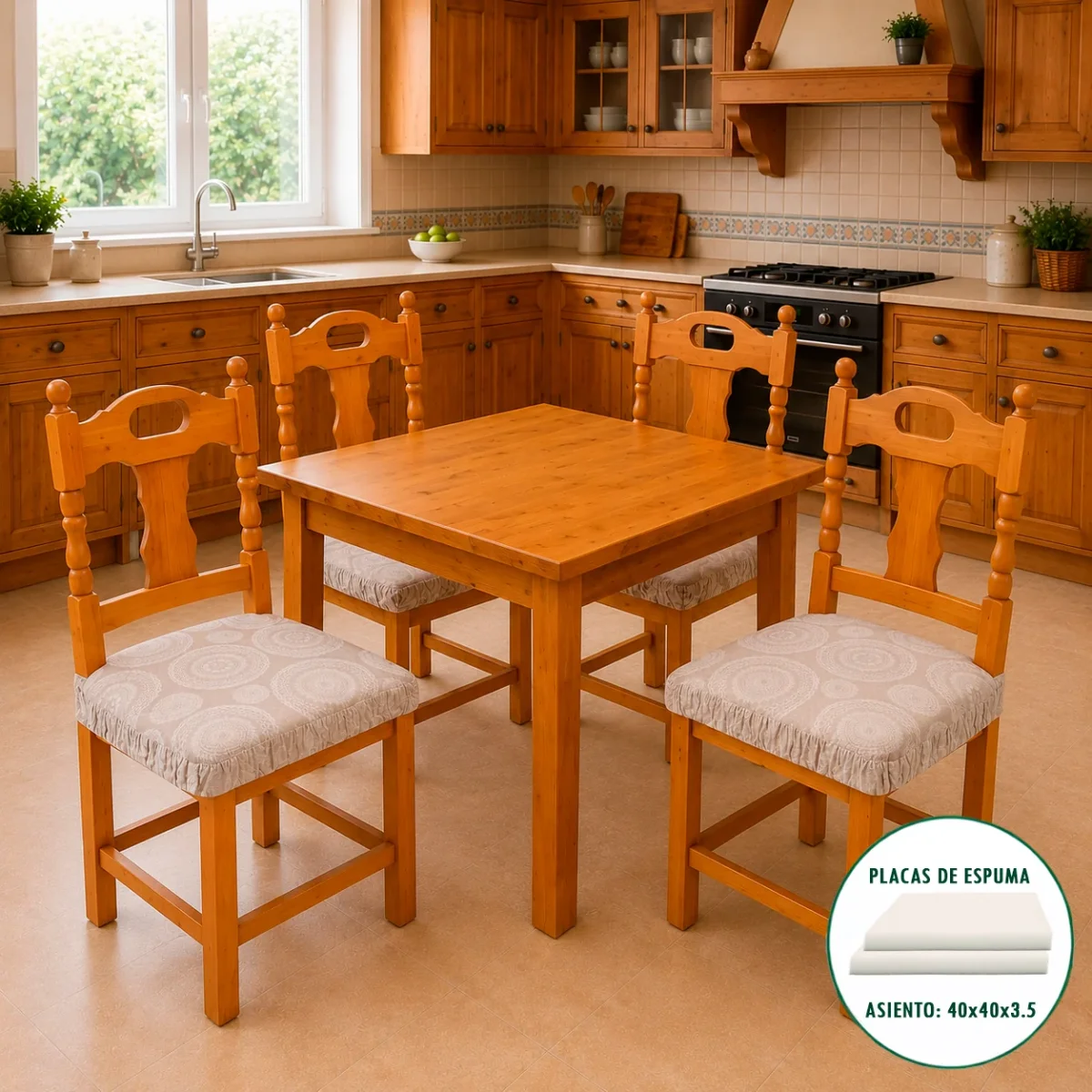 036 Cojín Asiento Ajustable Silla Mandala