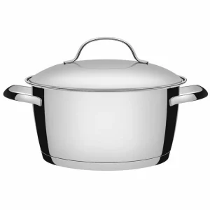 Cacerola Alta Ø24cm Acero Inox con Asas Allegra 5.7lt