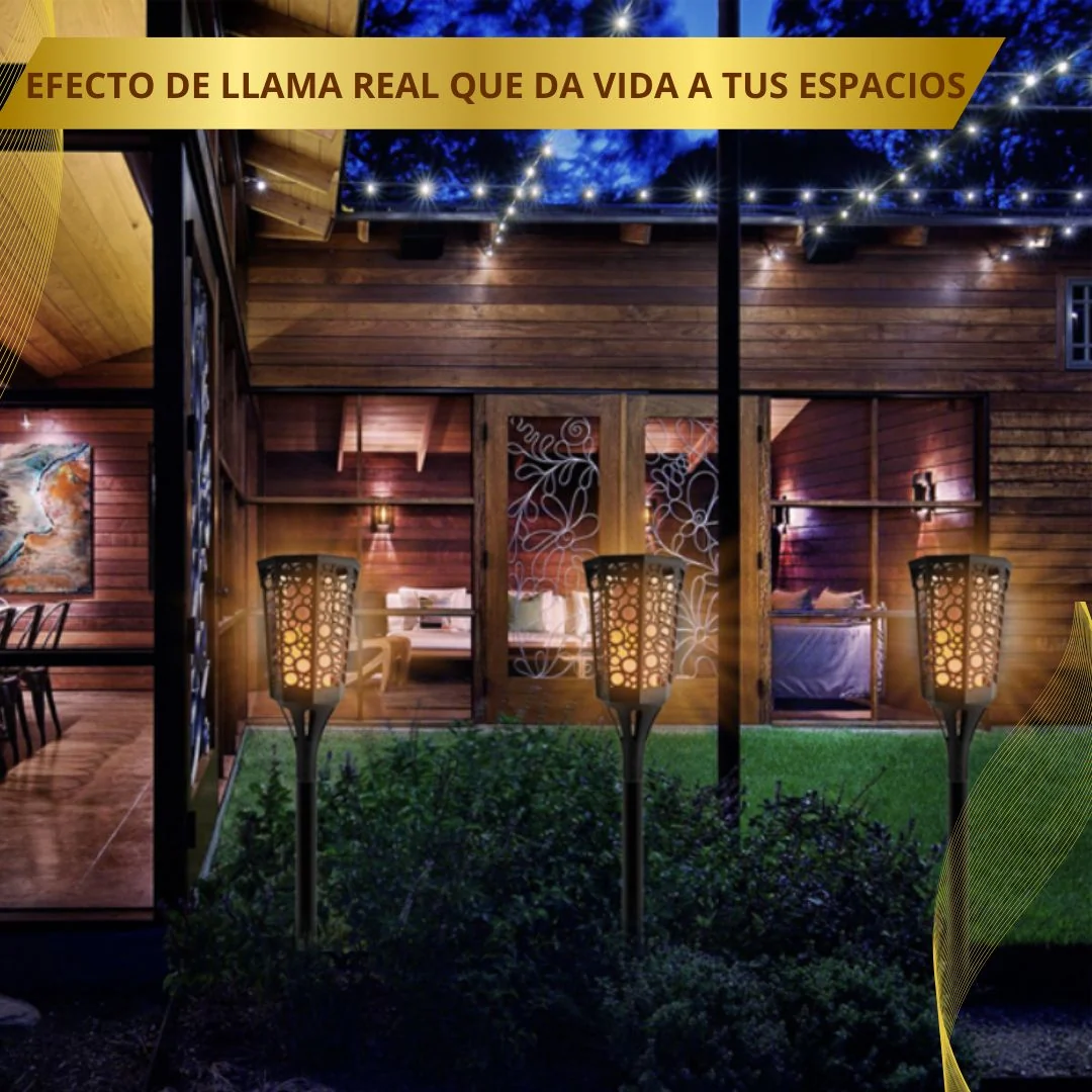 Antorcha Solar ☀️ POWER PRO 🔥 (Llama realista con 12 horas de Luz) - Imagen 4