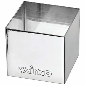 Aro Cuadrado Para Emplatar Acero Inox 5x5cm