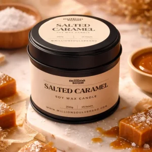 VELA AROMÁTICA LATA SALTED CARAMEL