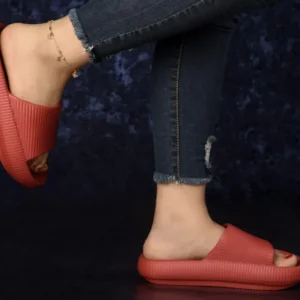 Pantuflas ultra cómodas 👣"PREMIUM MAX" ✨ ROJO