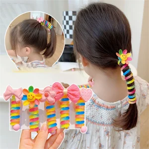 Set moñas elásticas importadas X 5 unidades ✨ MAGIC HAIR 💇🏻‍♀️ (Peinados rápidos y sin molestias)