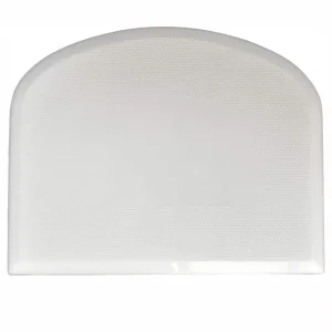 Cornet / Scraper Flexible De Plástico Curvo Blanco 12cm