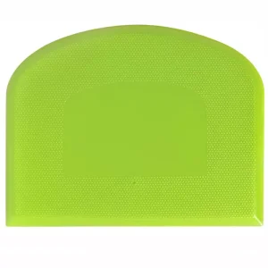 Cornet / Scraper Flexible De Plástico Curvo Verde 12cm