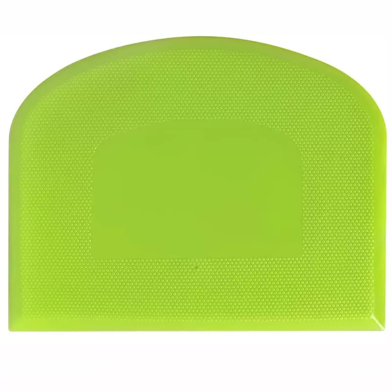 Cornet / Scraper Flexible De Plástico Curvo Verde 12cm