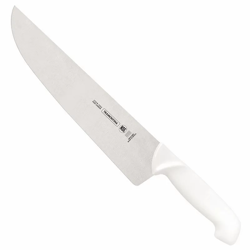 Cuchilla Pizzera 12″ Mango Blanco Profesional