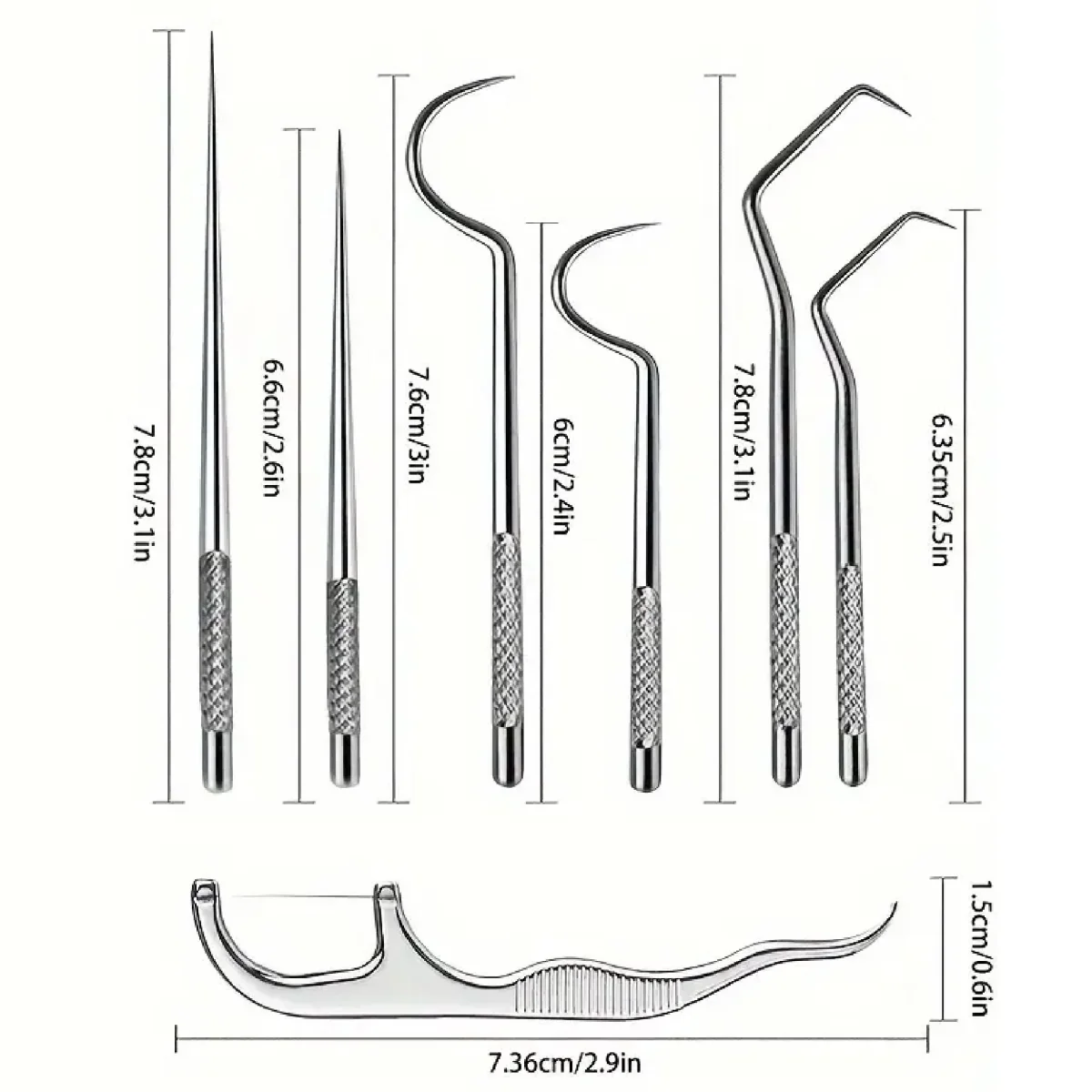Kit De Limpieza Dental 7 piezas 🦷 ULTRA SMILE 😁 (Práctico y discreto) - Imagen 7