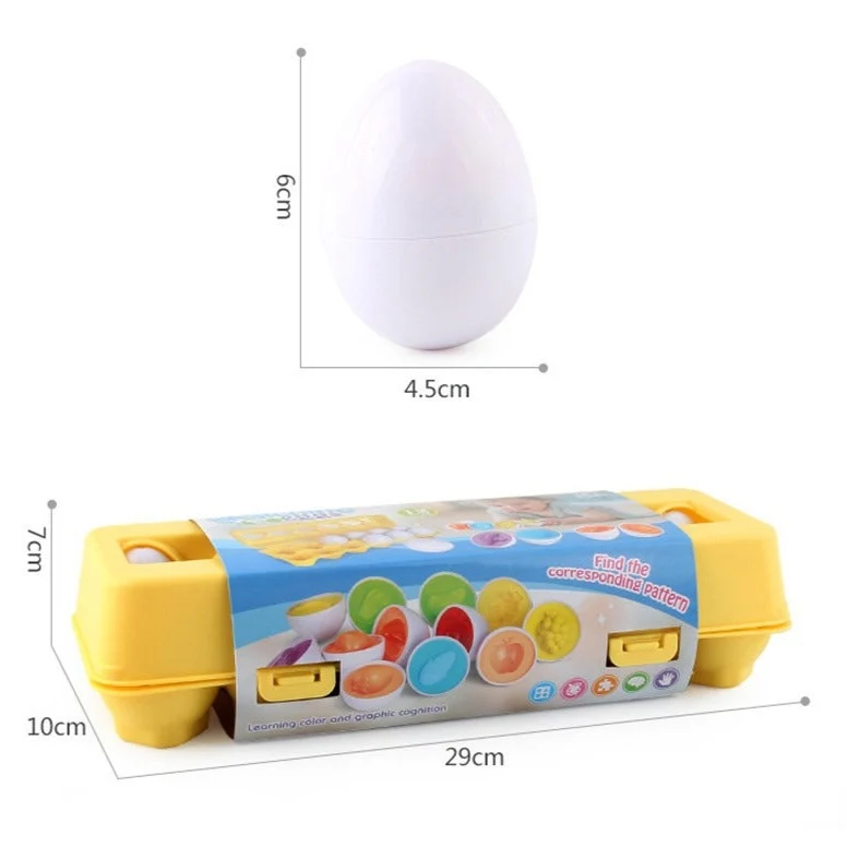 🎄OFERTA NAVIDEÑA 🎁Juego Montessori huevos Educativos 🥚FIGUCOLORS🤓 (Cubeta 12 und) - Imagen 9