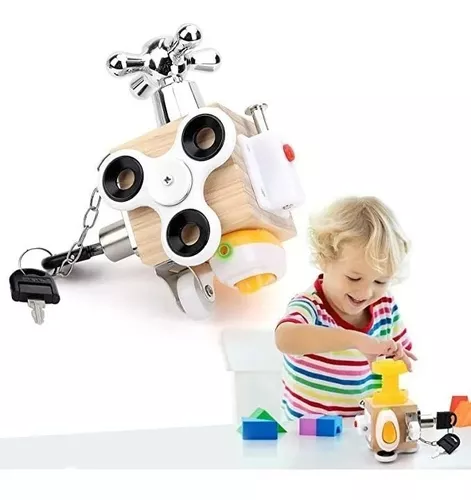 Cubo didáctico 7 en 1 Montessori 🧠 SENSORY ADVENTURE 🎲 (Estimula la curiosidad y la creatividad) - Imagen 9