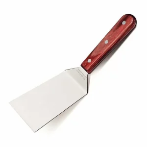Espátula Angular Para Plancha Acero Inox Polywood 9x12cm