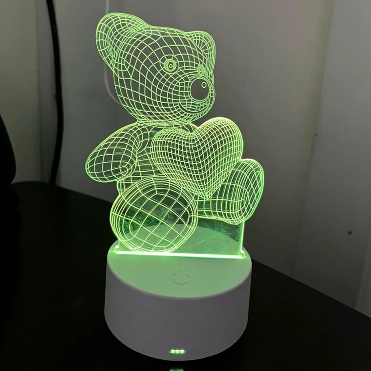 Lámpara importada Led 3D 🌟 SWEET NIGHT🌙 ( Expresión viva de amor) - Imagen 9