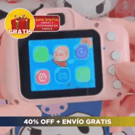 Cámara Digital 📸 MAGIC KIDSPRO 🌟 (Recargable y Resistente)
