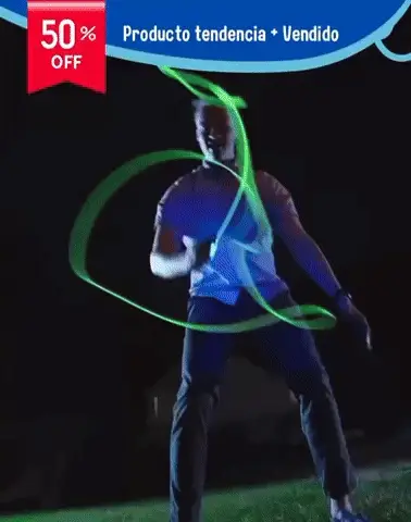 Kit Juego Lanzacuerda aerodinámico 🌌 UVString 360•🪀 (Desafía la gravedad y brilla en la oscuridad)