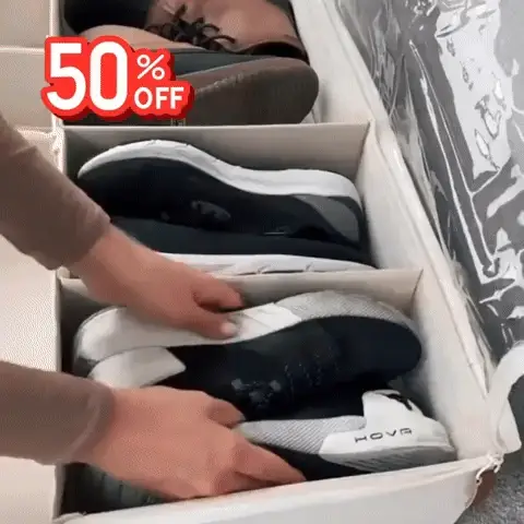 Organizador de Zapatos bajo cama 🥾 MAGIC Pro 🛏  (12 modulos organizadores)