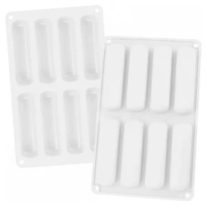 Molde De Silicona Eclair Plantillas 8 Cavidades