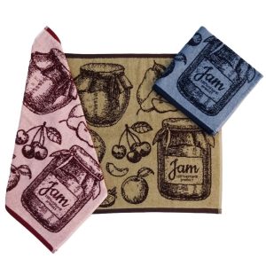 American terry with Jam print